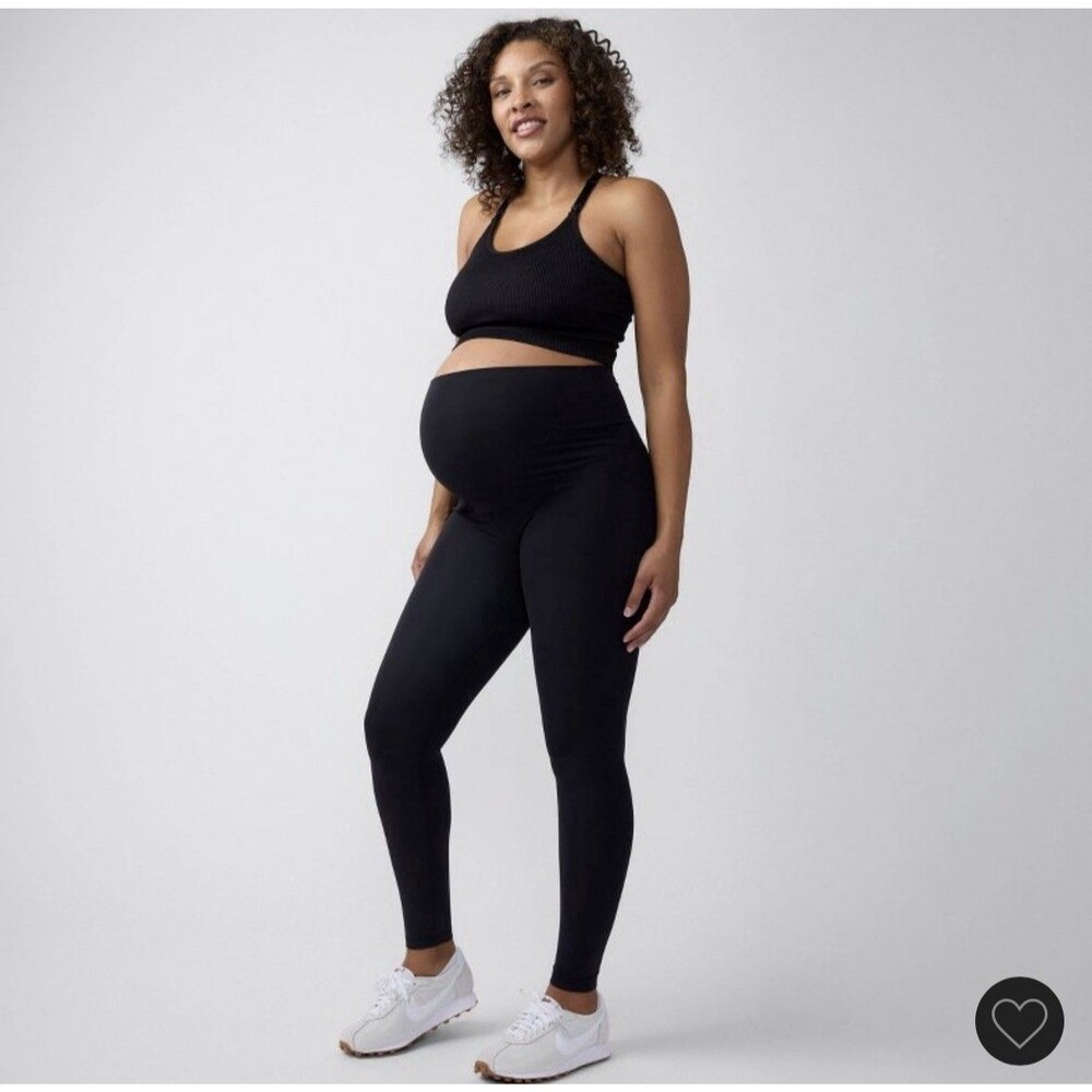 Ingrid And Isabel Over The Belly Maternity Every Day Active Leggings Medium